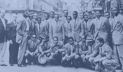 Curaçao national team at the first CONCACAF Championship in San José, 1941